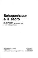 Cover for Schopenhauer e il sacro