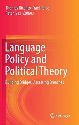 Cover for Language Policy and Political Theory