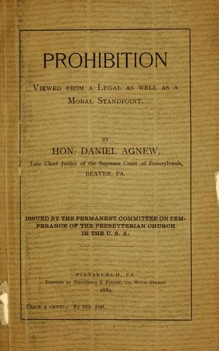 Cover for Prohibition