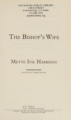 Cover for The bishop's wife