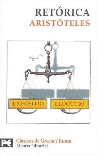 Cover for Retórica