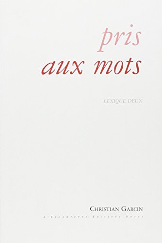 Cover for Pris aux mots