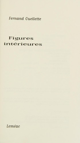 Cover for Figures intérieures