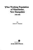 Cover for The working population of Manchester, New Hampshire, 1840-1886