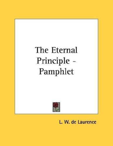 Cover for The Eternal Principle - Pamphlet