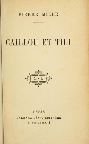 Cover for Caillou et Tili.