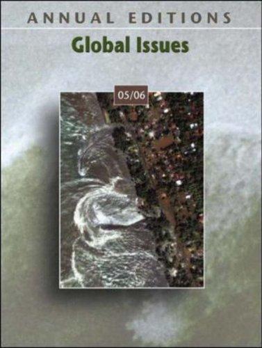 Cover for Annual Editions: Global Issues 05/06 (Annual Editions : Global Issues)