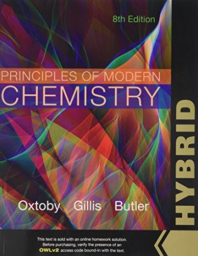 Cover for Principles of Modern Chemistry, Hybrid (with MindLink for OWLv2, 4 Terms (24 Months) Printed Access Card)