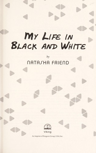 Cover for My life in black and white