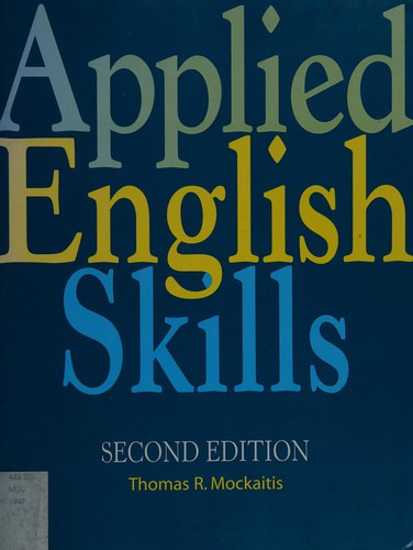 Cover for Applied English skills