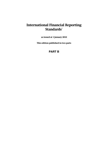 Cover for International financial reporting standards (IFRSs)