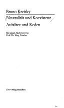 Cover for Neutralität und Koexistenz