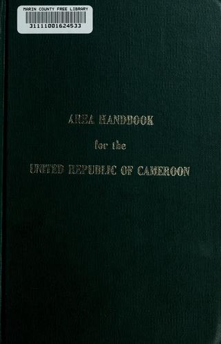 Cover for Area handbook for the United Republic of Cameroon.