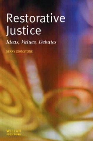 Cover for Restorative justice