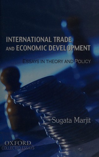 Cover for International Trade and Economic Development Essays in Theory and Policy