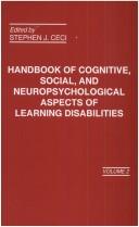 Cover for Handbook of Cognitive, Social, and Neuropsychological Aspects of Learning Disabilities