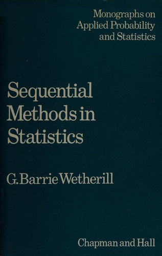 Cover for Sequential methods in statistics