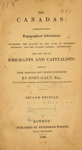 Cover for The Canadas