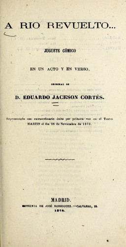 Cover for A río revuelto--