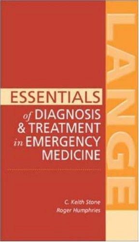 Cover for Essentials of Diagnosis & Treatment in Emergency Medicine (Lange Essentials)