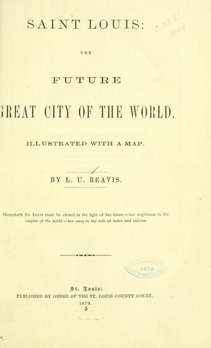 Cover for Saint Louis