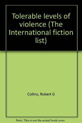 Cover for Tolerable levels of violence