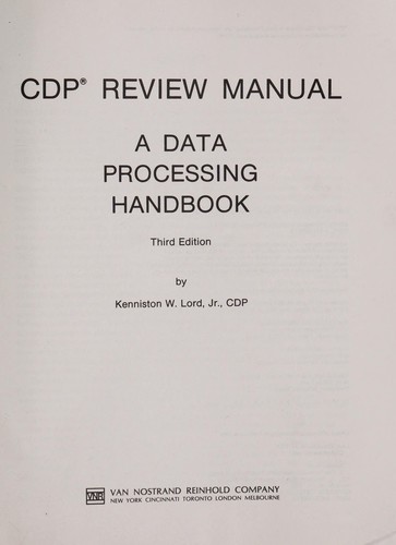 Cover for CDP review manual