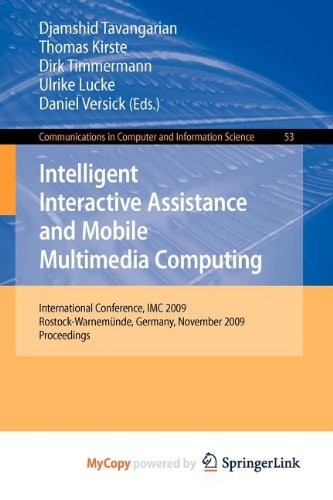 Cover for Intelligent Interactive Assistance and Mobile Multimedia Computing
