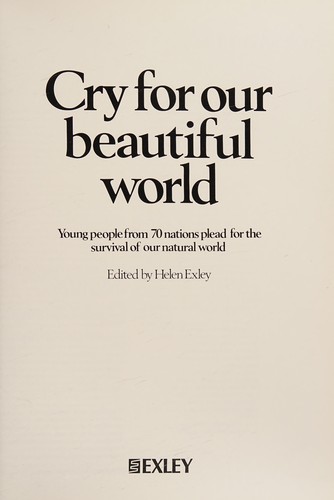 Cover for Cry for Our Beautiful World