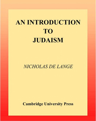 Cover for An introduction to Judaism