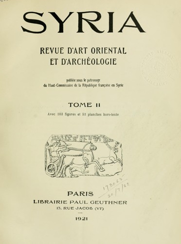 Cover for Syria