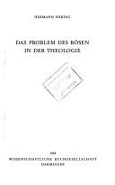 Cover for Das Problem des Bösen in der Theologie