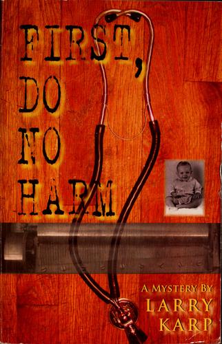 Cover for First, do no harm