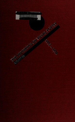 Cover for The aesthetics of visual poetry, 1914-1928