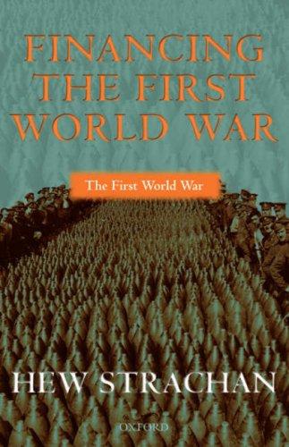 Cover for Financing the First World War