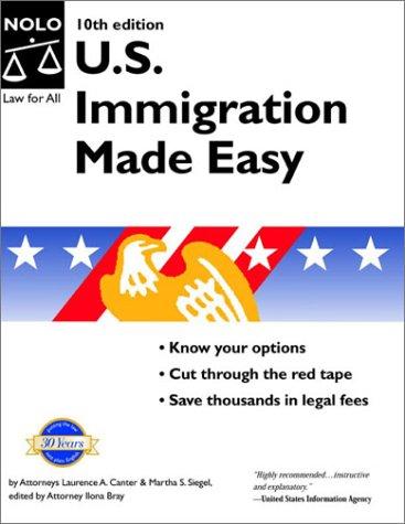 Cover for U.S. Immigration Made Easy (U S Immigration Made Easy)