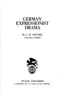 Cover for German expressionist drama
