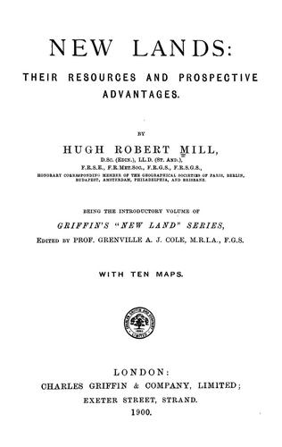 Cover for New lands