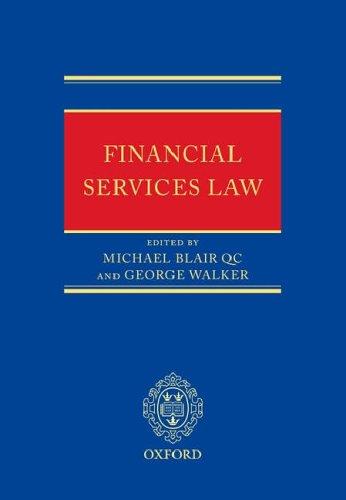 Cover for Financial Services Law