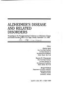 Cover for Alzheimer's Disease and Related Disorders