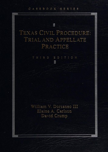 Cover for Texas civil procedure