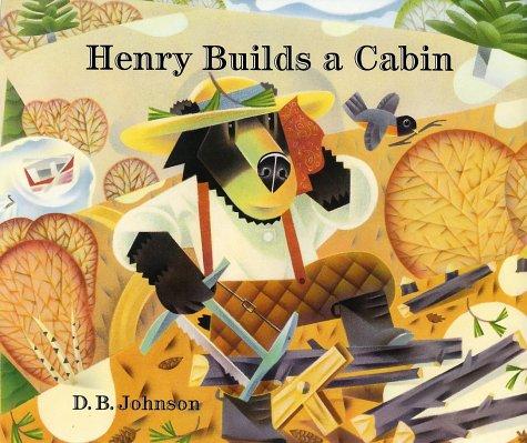 Cover for Henry builds a cabin