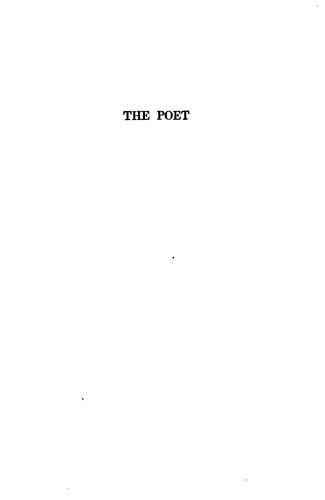 Cover for The Poet: By Meredith Nicholson; with Pictures by Franklin Booth and Decorations by W.A. Dwiggins