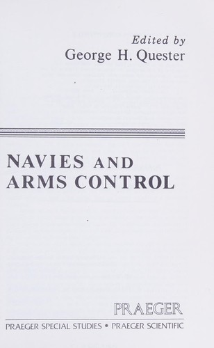 Cover for Navies and arms control