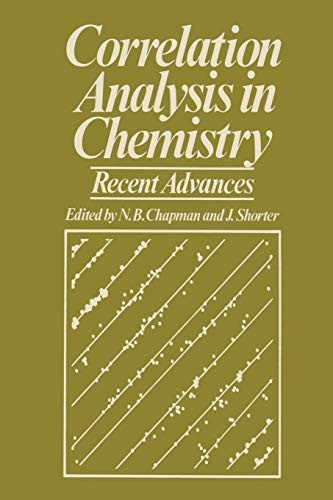 Cover for Correlation Analysis in Chemistry