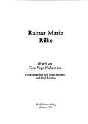 Cover for Rainer Maria Rilke