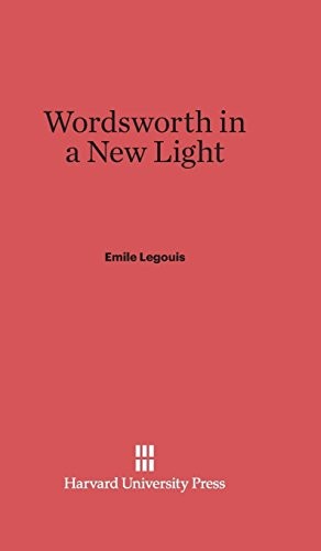 Cover for Wordsworth in a New Light