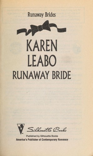 Cover for Runaway bride