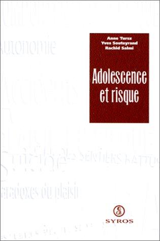 Cover for Adolescence et risque
