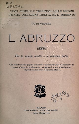 Cover for Abruzzo.
